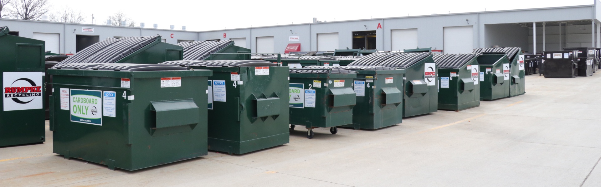 Rumpke Commercial Recycling Dumpster And Container Options