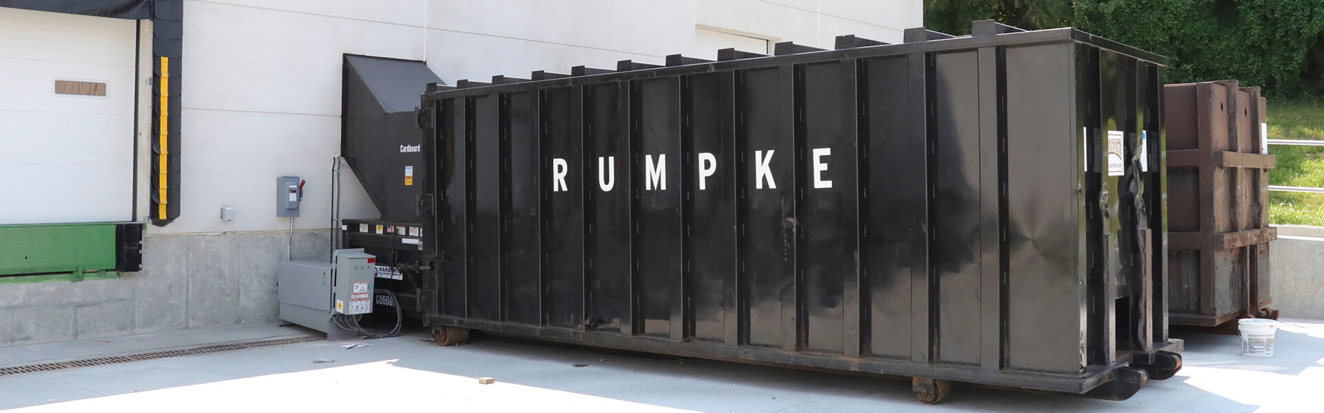 Rumpke Compactor For Warehouse Logistics Waste And Recycling Services