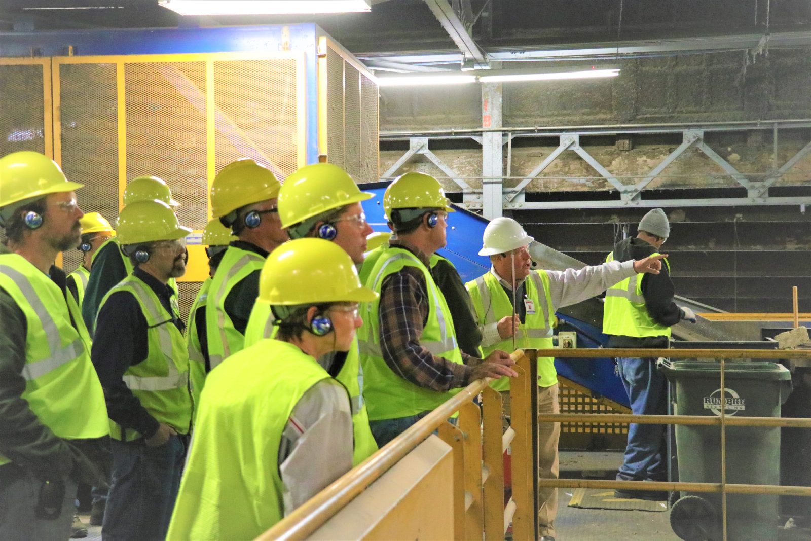 Rumpke Educational Tour Inside Rumpke Recycling Facility