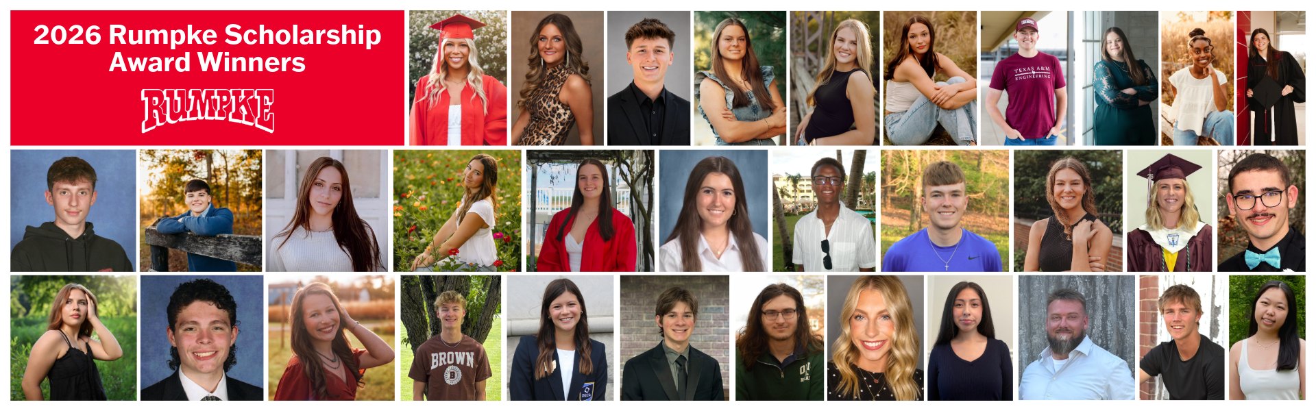 2026 Rumpke Scholarship Winners