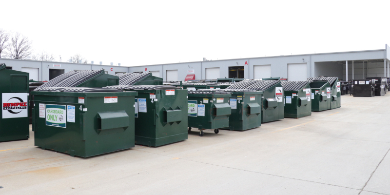 Commercial Recycling Bin And Container Options For Rumpke Recycling