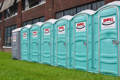 Seven Rumpke Portable Restroom Rentals At A Seasonal Location