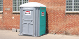 Wheelchair Accessible Porta Potty With Rumpke Signage