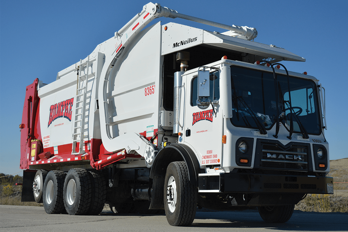 Rumpke Commercial Trash Truck